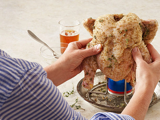Beer Can Chicken Step 2