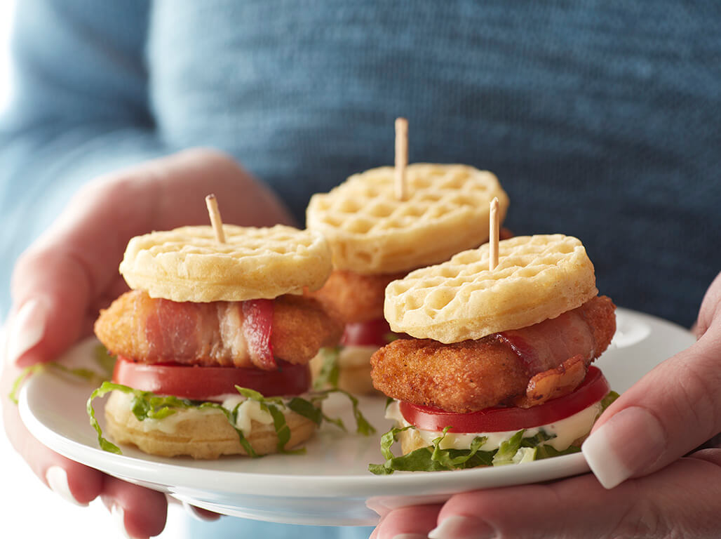 Chicken Waffle BLTs