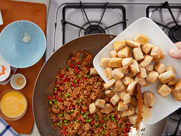 Easy Chicken and Fried Rice Step 2