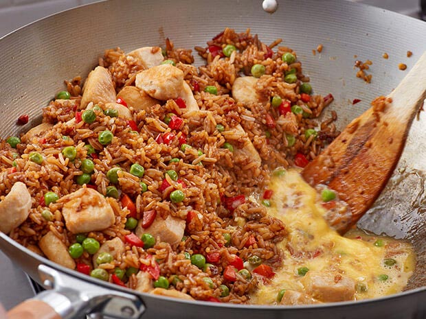 Step 3 Delicious Chicken and Fried Rice Meal Step 3