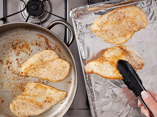 Step 1 Fresh Chicken Parmesan Step 1