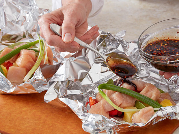 Step 2 Grilled Hawaiian Chicken Foil Packets Step 2