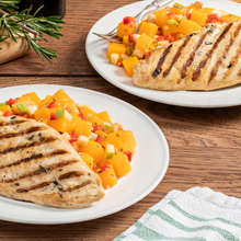 Grilled Rosemary Chicken Breast with Butternut Squash and Apple Salad