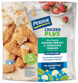 PERDUE® CHICKEN PLUS® Chicken Breast & Vegetable Tenders