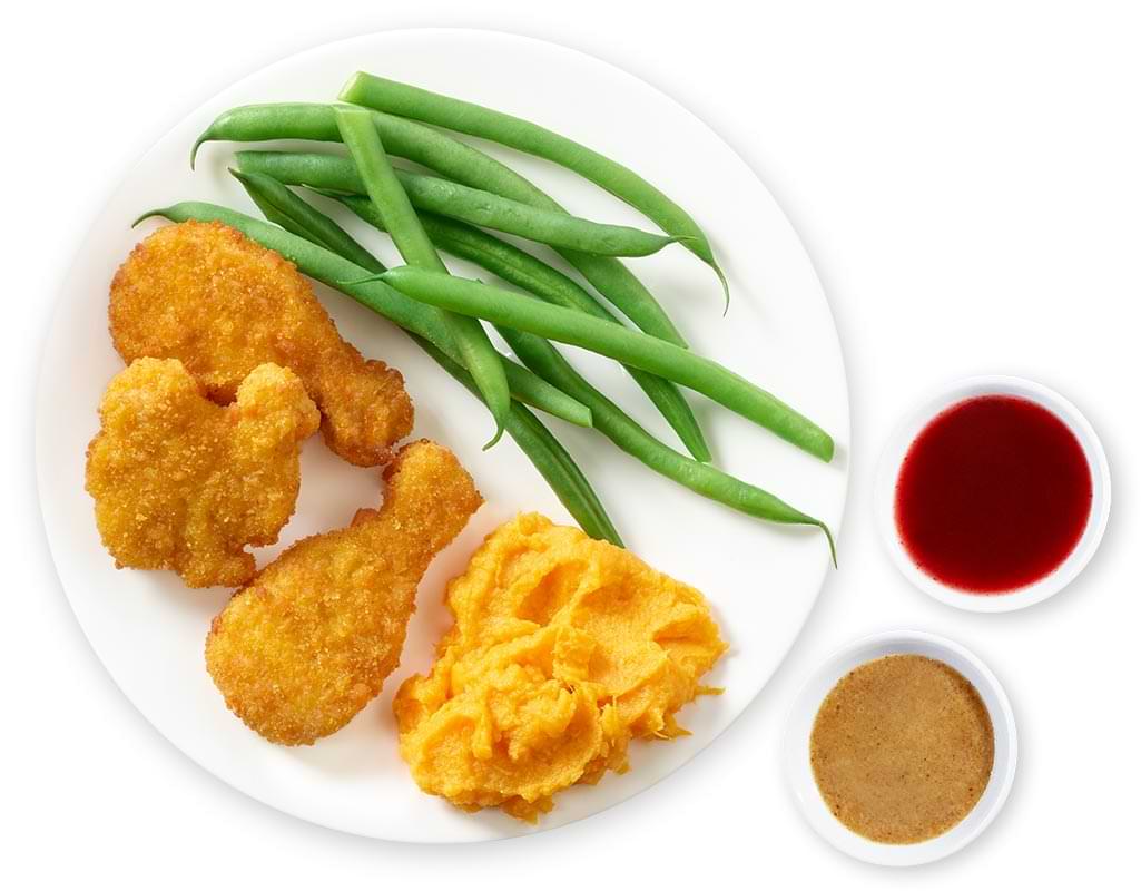 turkey nuggets dish