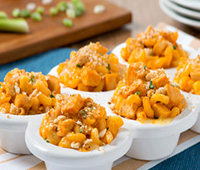 Bite-Sized Buffalo Chicken Mac n' Cheese