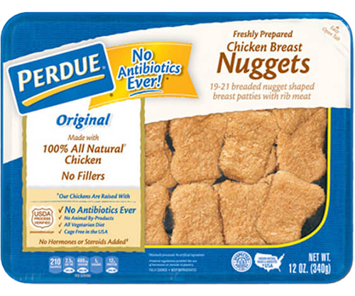 PERDUE® REFRIGERATED BREADED CHICKEN BREAST NUGGETS