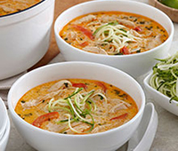 Easy Thai Coconut Chicken Soup