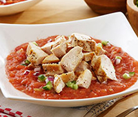 Grilled Chicken Gazpacho