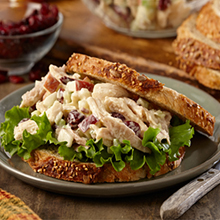 Apple Cran Chicken Salad Sandwich