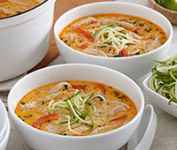 Easy Thai Coconut Chicken Soup