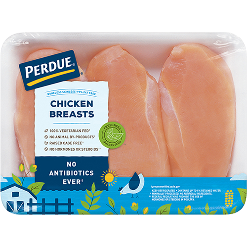 PERDUE® FRESH BONELESS SKINLESS CHICKEN BREASTS