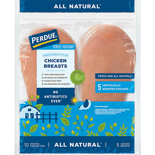 PERDUE® PERFECT PORTIONS® BONELESS SKINLESS CHICKEN BREAST ALL NATURAL