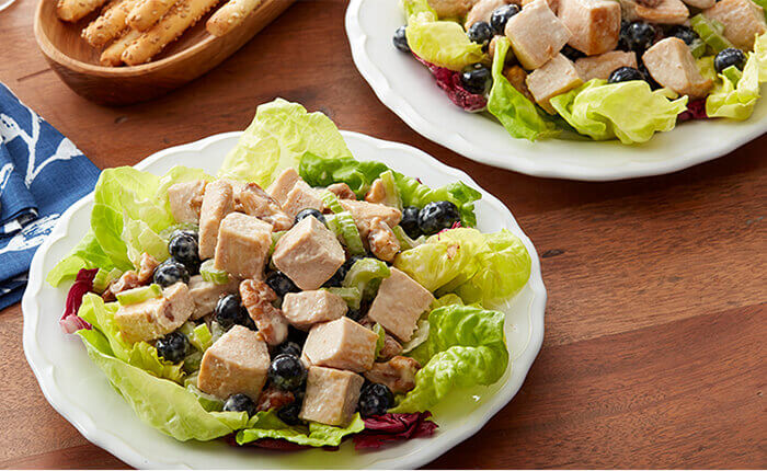 Creamy Maple Chicken and Blueberry Salad