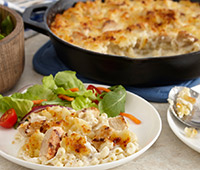 Skillet Chicken Mac and Cheese