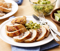 Quinoa Lime Stuffed Chicken Breasts