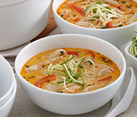 Easy Thai Coconut Chicken Soup