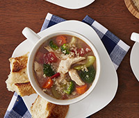 Chicken Quinoa and Broccoli Soup