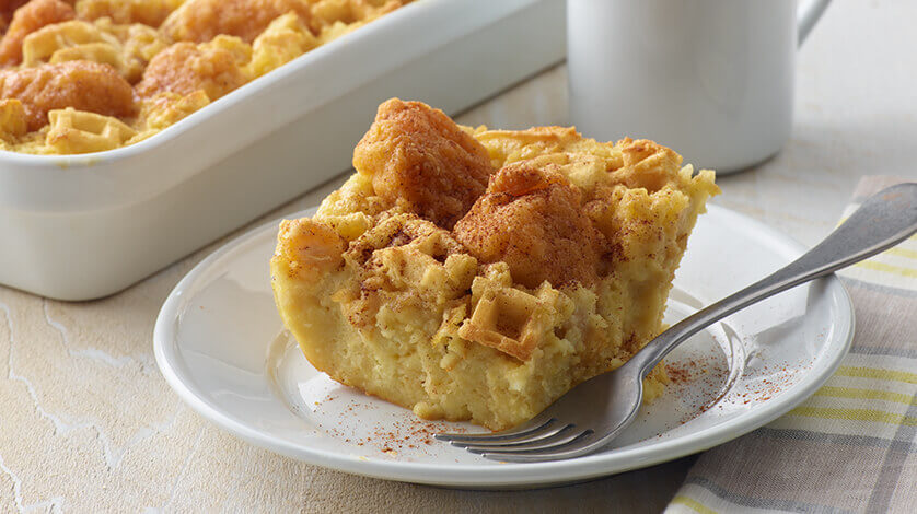 Chicken and Waffle Casserole