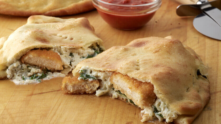 Chicken and Spinach Calzone