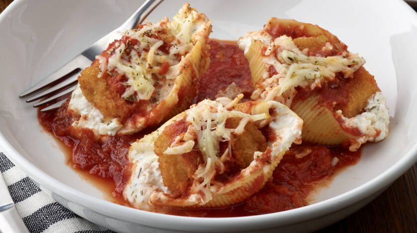 Chicken Nugget Stuffed Shells