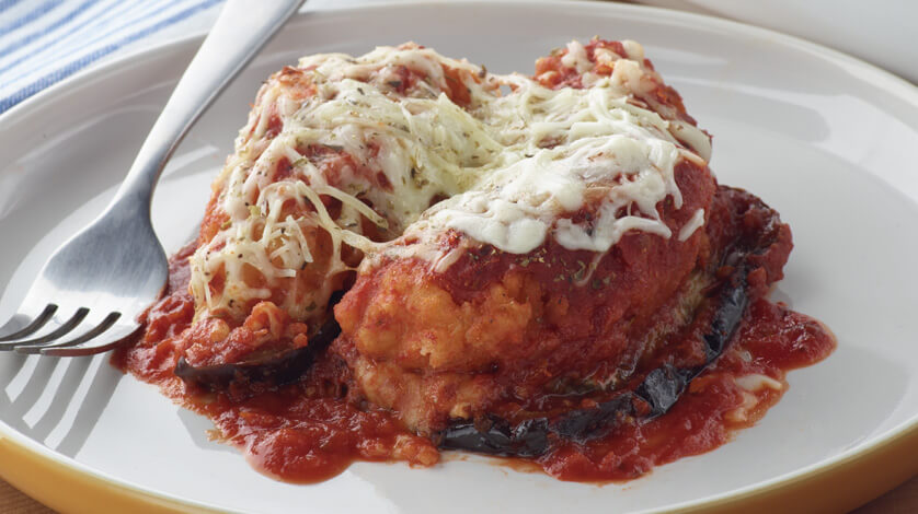 Crispy Strip Eggplant Parmesan