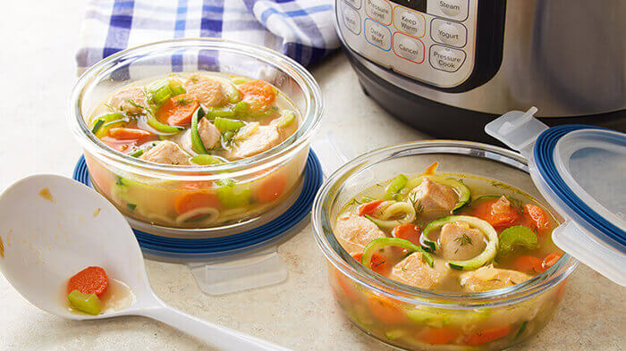 Pressure Cooker Zoodle Soup