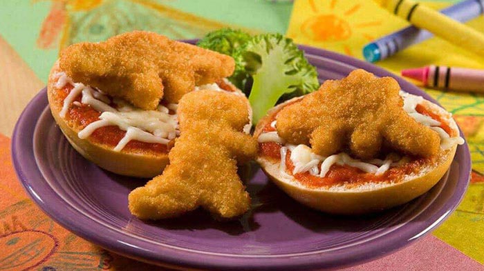 Jurassic Pizza Bagels
