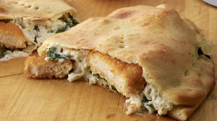 Chicken and Spinach Calzone