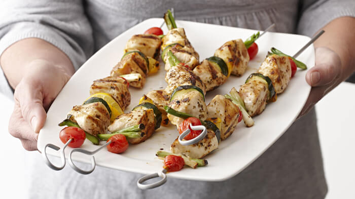 Lemon Oregano Chicken Kebabs