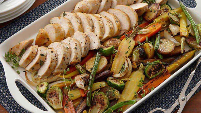 Sheet Pan Roasted Chicken and Vegetables