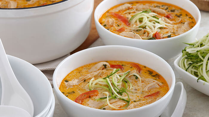 Easy Thai Coconut Chicken Soup