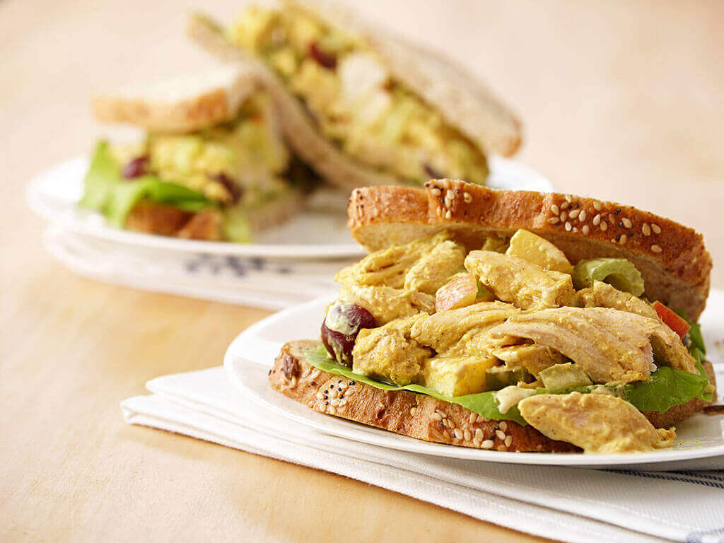 Apple and Curry Chicken Salad