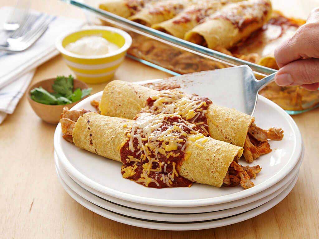 Cheesy Chicken Enchilada