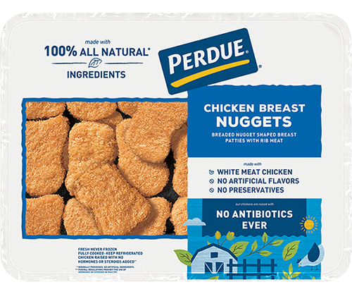 PERDUE® REFRIGERATED BREADED CHICKEN BREAST NUGGETS