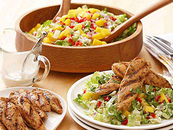 Zesty Lime and Mango Chicken Salad