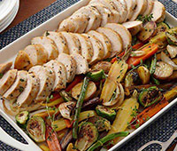 Roasted Sheet Tray Chicken and Vegetables