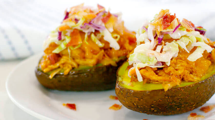 BBQ Chicken Avocado Boats 