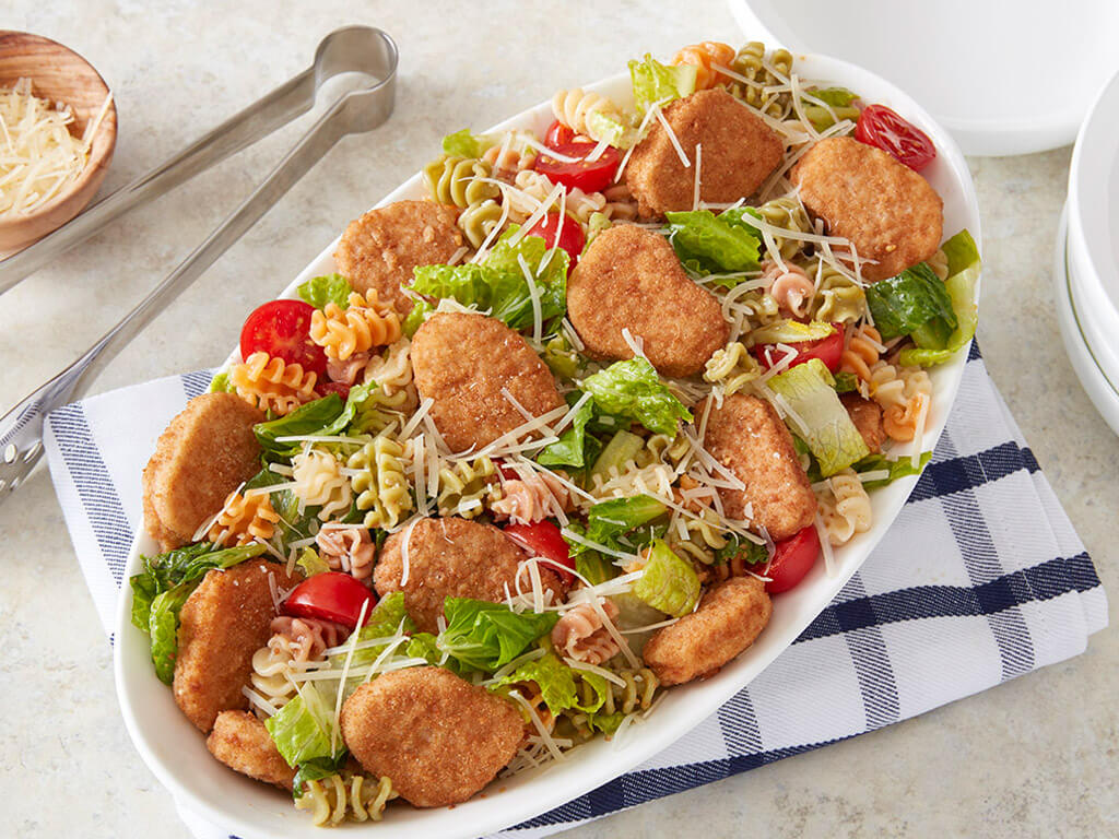 Whole Grain Nuggets Caesar Pasta Salad