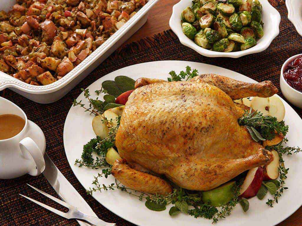 Holiday Roast Chicken and Stuffing