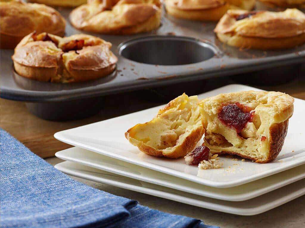 Orange Cranberry Chicken Popovers