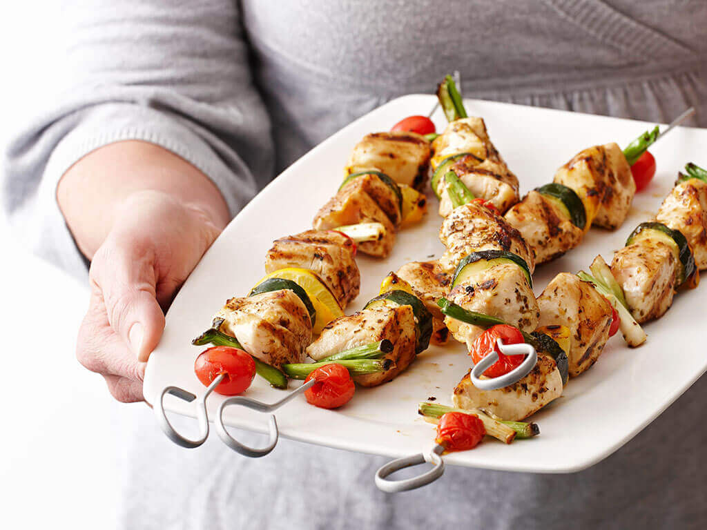 Lemon Oregano Chicken Kebabs