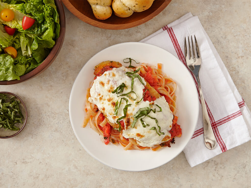 Air Fryer Breaded Chicken Parmesan