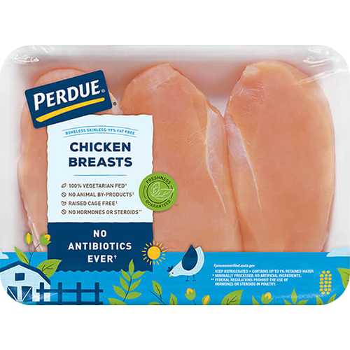 PERDUE® FRESH BONELESS SKINLESS CHICKEN BREASTS