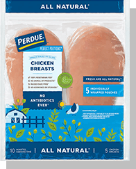 <p>PERDUE® PERFECT PORTIONS®</p>
<p>Boneless, Skinless Chicken Breast</p>