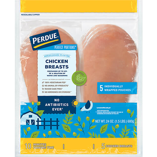 PERDUE® PERFECT PORTIONS® BONELESS, SKINLESS CHICKEN BREAST