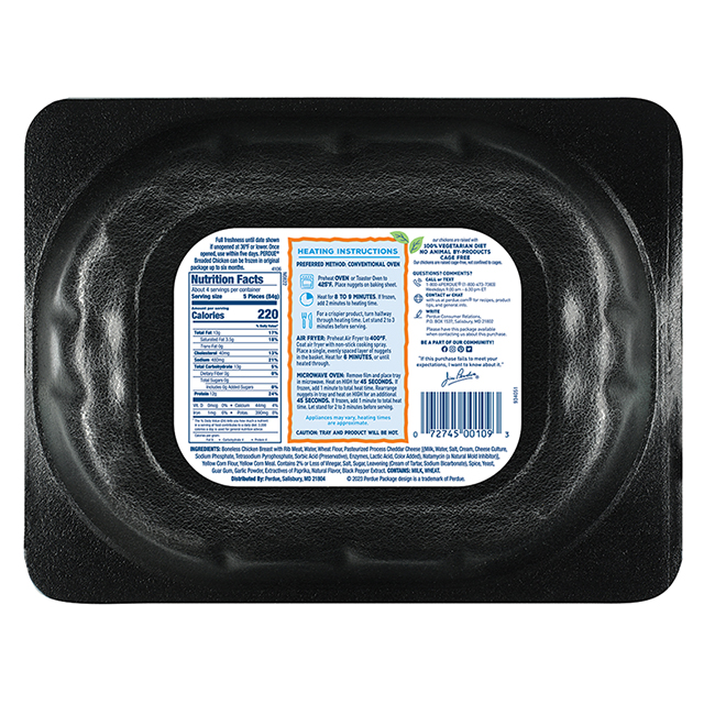 PERDUE® Chicken Breast Nuggets With Cheddar Cheese PERDUE® Chicken Breast Nuggets With Cheddar Cheese