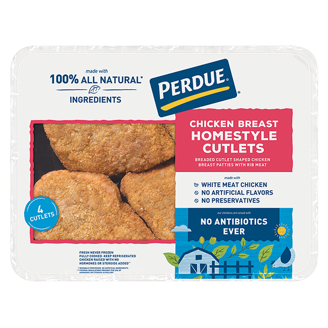 PERDUE® Homestyle Chicken Breast Cutlets) PERDUE® Homestyle Chicken Breast Cutlets
