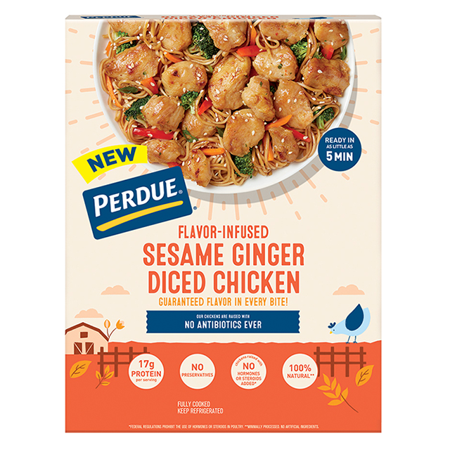 PERDUE® Flavor-Infused Sesame Ginger Diced Chicken