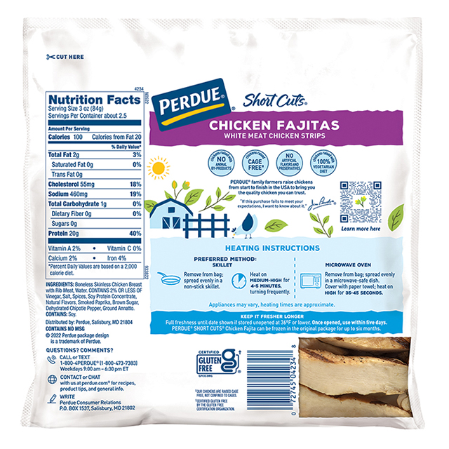 PERDUE® SHORT CUTS® Chicken Fajitas 